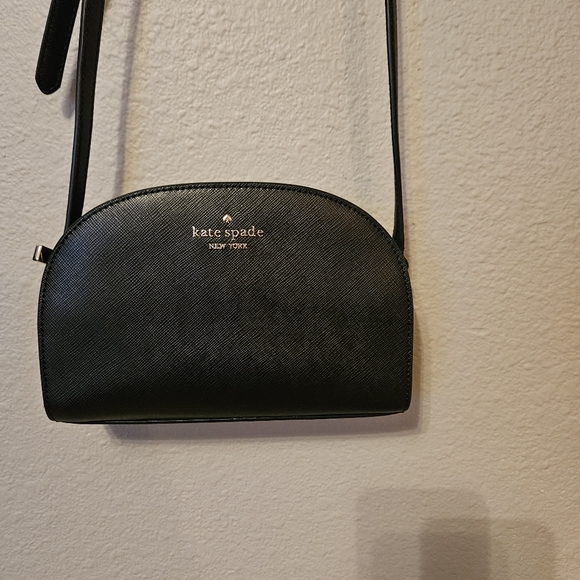 Kate Spade Black Saffiano Crossbody Purse - Picture 9 of 10